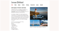 Desktop Screenshot of jonasekblad.com